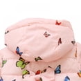 thumbnail image 3 of Baby Girls Winter Autumn Warm Butterfly Little Kids Toddler Thickened Jacket Coat 12 Size/3 Years-4 Years, 3 of 6