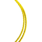 (2 pack) Hyper Tough Item# PT450Y-HT, Polypropylene Twisted Rope, 1/4 x 50, 1 Each