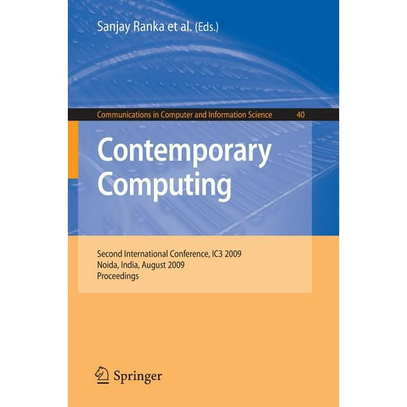 Communications in Computer and Informati Contemporary Computing, Book 40, (Paperback)