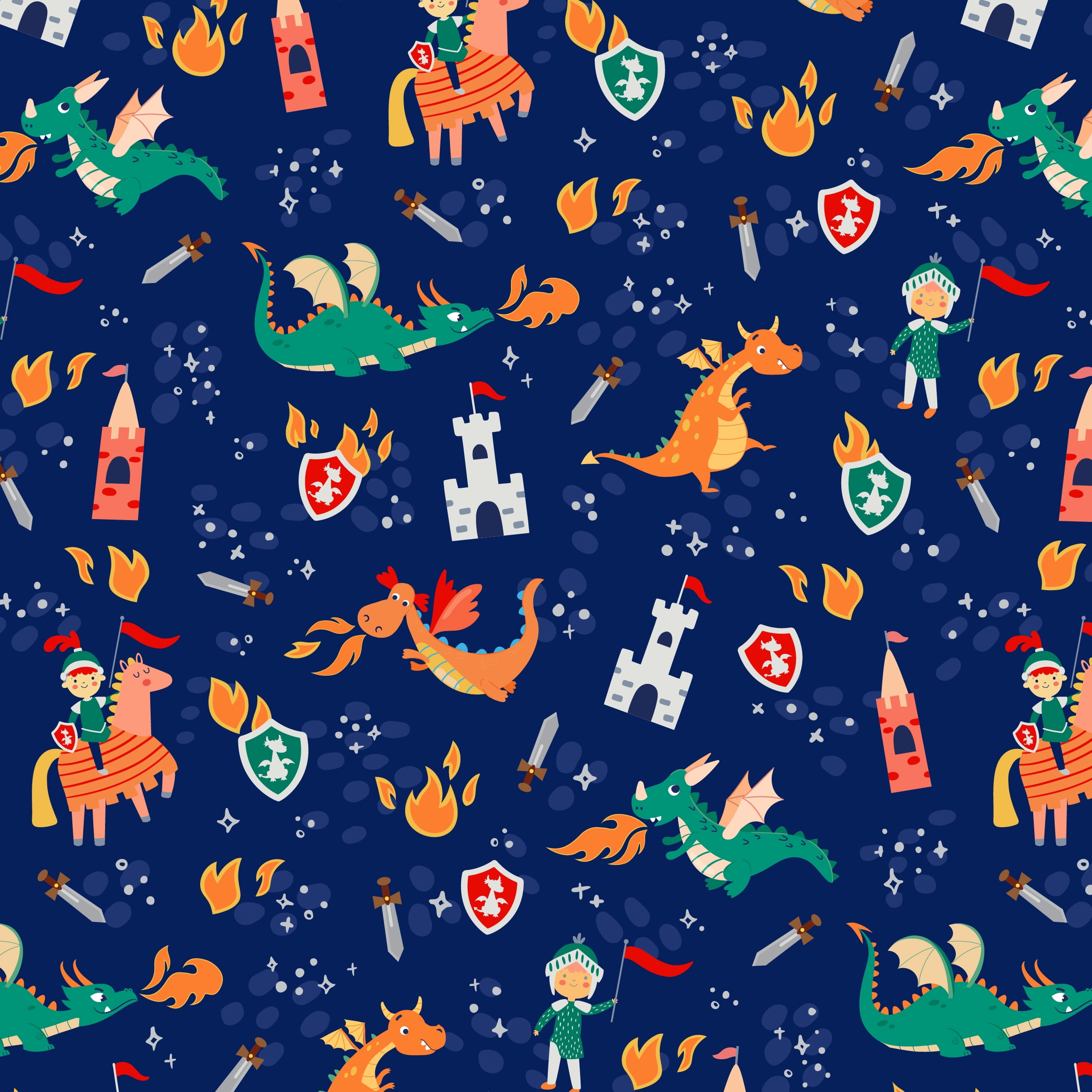 Navy/ Green