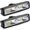 thumbnail image 1 of Luz de trabajo 12V 24V 16 LED Luz de trabajo, Luz de trabajo todoterreno Profundidad impermeable IP67 Coche Camión ATV SUV (48W), 1 of 5