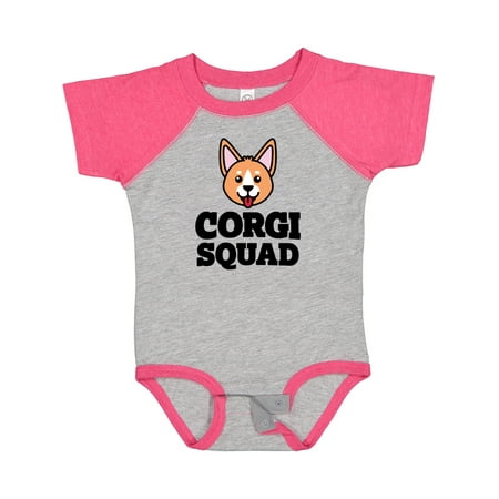 

Inktastic Dog Corgi Squad Gift Baby Boy or Baby Girl Bodysuit