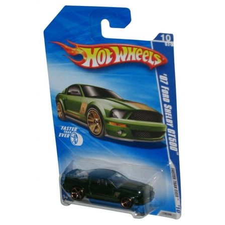Hot Wheels Faster Than Ever '10 (2009) Green '07 Ford Shelby GT500 Car 138/240