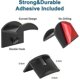 thumbnail image 2 of 8 Pcs Hat Hooks,cap Holder,adhesive Wall Hooks For Hats,wall Mounted Double Hook Hat Holder,for Hats,scarves,scarves,handbag, 2 of 5