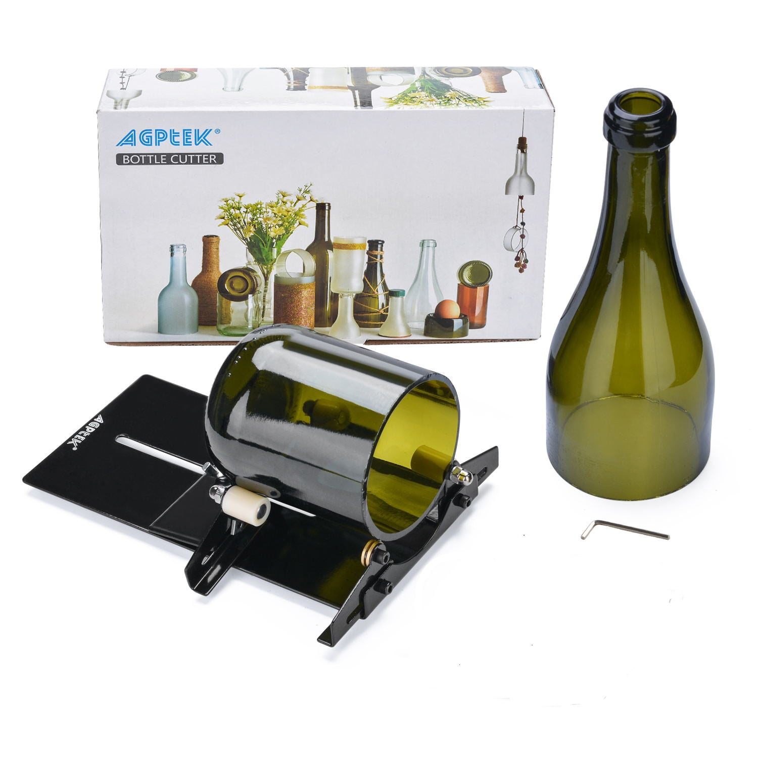 AGPtek Glass Bottle Cutter Machine Cutting Tool by