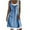 White, variant on Womens Sleeveless Casual Denim Dress Trendy Vintage Fake Two Piece Imitation Denim Heart Print Round Neck Pullover Romper Dress with Pockets White XL