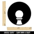 thumbnail image 2 of Chess Piece White Pawn Rubber Stamp for Scrapbooking Crafting Stamping - Mini 1/2 Inch, 2 of 7