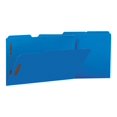thumbnail image 1 of Universal Legal Tabbed Flat Bar File Folders, Blue, 50 Count, 1 of 3