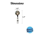 thumbnail image 4 of Miniature American Shepherd Dog Puppy Photo Retractable Reel ID Badge Key Card Name Tag Holder with Clip, 4 of 7