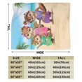 thumbnail image 4 of Alvin And The Chipmunk Cartoon Blanket, Ultra Soft Cozy Luxury Fleece Throw Blanket For Couch Bed Sofa, All Season Warm Flannel Blankets Bedding for Kids Boys Girls, 4 of 7