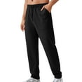 thumbnail image 1 of Pantalones deportivos casuales de color liso para hombre, cómodos y sueltos, de seda helada, para correr, fitness, transpirables, para secado rápido, 1 of 8