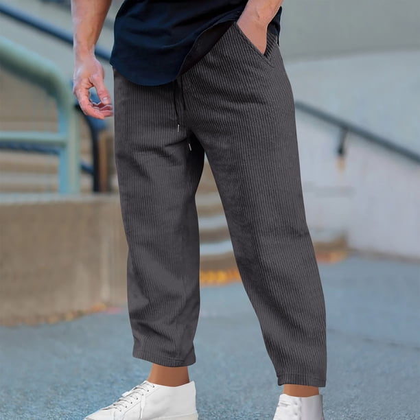 Pantalones largos para hombre, moda de primavera e invierno, pantalones deportivos casuales, pantalones para hombre