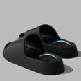thumbnail image 4 of Home Arch Support Slippers Indoor/outdoor Silent Foot Massage Non-Slip Quick-Drying Bathroom Slipper For Men And Women Black 41, 4 of 6