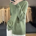 thumbnail image 5 of TINZ Cardigan Knit Button Down Sweater Stylish And Comfortable Outerwear For Daily Wear Fall Cardigan Oversized Sweaters for Women Animal Print Open Front Cardigan, 5 of 5