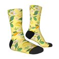 thumbnail image 3 of Junzan Lemon Mens Funny Socks For Men Women Colorful Fun Novelty Crew Patterned Socks, 3 of 9