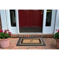 thumbnail image 7 of A1HC Natural Coir Monogrammed Front Door Mat, Non-Slip Heavy Duty Durable Doormat for Indoor Outdoor Entrance - 24" X 36", 7 of 7