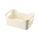 thumbnail image 2 of Caja De Almacenamiento De Plástico Caja de almacenamiento de plástico beige de 24 x 18 x 10,5 cm Rkxzt, 2 of 8
