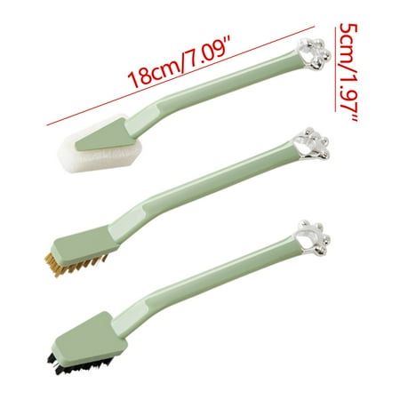 

Ausyst Home & Kitchen 3pc Set Gas Stove Cleaning Brush Wire Strong Decontamination Stove Gas Stove Kitchen Sink Household Multi-function Brush Pot Artifact Clearance Items
