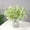 White, variant on 2PCS Lifelike Artificial Bamboo Leaves Fruit for Home Wedding Decor Props