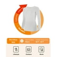 thumbnail image 4 of INNERSY Women's Thermal Underwear Tops Round Neck Base Layer Shirt, 4 of 7