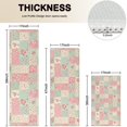 thumbnail image 4 of Pioneer Flower Floral Print Pattern Kitchen Rugs Sets Of 3,Kitchen Runner Rugs Non Skid Washable,Decorative Kitchen Floor Mats for Kitchen,Sink,Laundry,17X30 Inch + 17X47 Inch + 17X59 Inch, 4 of 6
