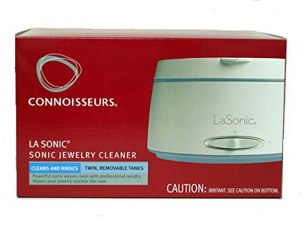 CONNOISSEURS LaSonic Safewave Clean & Rinse Sonic Jewelry Cleaner Machine, Connoisseurs Jewelry