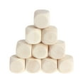 thumbnail image 5 of 10 Pcs Blank Wooden Dice Unfinished Square Blocks 6 Sided Wood Cubes, 5 of 16