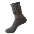 thumbnail image 6 of Socks for Women 5 Pairs Slouch Scrunch Long High Tube Socks Stretchable Knee High Socks Thick Winter Warm Cozy Casual Fun Socks for Women, 6 of 9