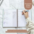 thumbnail image 3 of Rileys & Co Planner 2024-2025 Academic Year, 18-Month Floating Weekly Planner - Modern Weekly & Monthly Agenda Planner (8.5 x 11 inch, Dark Green), 3 of 6