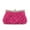 Fuchsia, variant on Elegant Braided Pleated Glitter Rhinestone Clutch Evening Bag