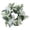 White, variant on 1 Pcs Artificial Hydrangea Candle Rings Wreaths,9.84 Inch Small Wreath Pillar Candle Holder,Center Mini Artificial Flower Wreaths Candle Ring Wreaths Holder,For Wedding Door Wall Window Decor,White