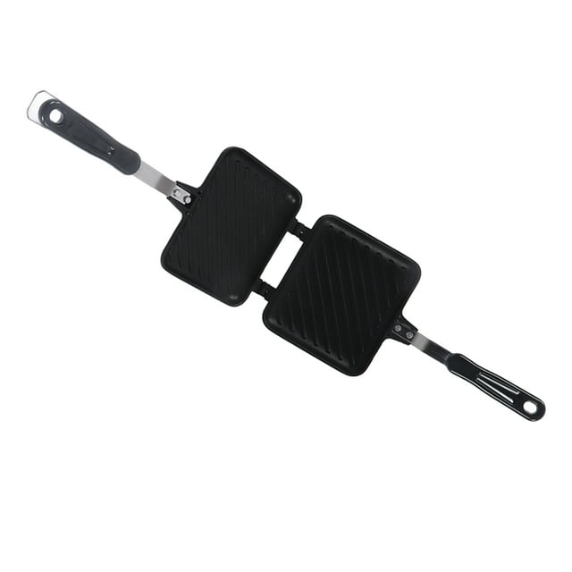 Pan, Aluminum Alloy Double Sided Maker Wear Evenly Heated Heat Transfer for Kitchen