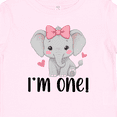 thumbnail image 4 of Inktastic Babys First Birthday Elephant Girls Baby T-Shirt, 4 of 5