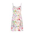 thumbnail image 4 of Wycnly Clearance Womens Jumpsuits Summer Plus Size Casual Pocket Loose Strap Short Jumpsuits Overalls Trendy Floral Print V-Neck Sleeveless Mini Rompers for Women, 4 of 4