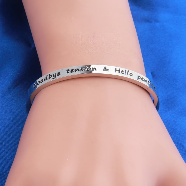 Retirement bangle deals bracelet
