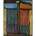 thumbnail image 2 of Alexej von Jawlensky 20x24 Black Ornate Framed Double Matted Museum Art Print Titled: Meditation on a Gold Background (1936), 2 of 5