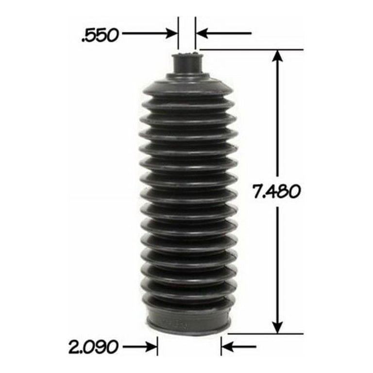 6-Piece Inner & Outer Tie Rod End Boot Kit For Nissan Frontier, Pathfinder & Xterra