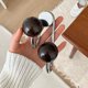 thumbnail image 4 of Magnetic Wood Ball Hooks No Drill Strong Magnet Hanger For Refrigerator Fridge Door Cabinet Rustproof Metal Towel Hanger For Home Kitchen Entryway, 4 of 6