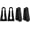 Black, variant on Car Door Lock Sound Deadener, 4X Rubber Noise Reducer Pads for Truck SUV