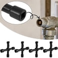 thumbnail image 4 of Txkrhwa 4 in 1 Utilities Key, 4 Way Gas Meter Water Utility Cross Key, 4 Pack Plumbing Key, Triangle Square Wrench Repair Tool, Stopcock Key for Electric Water Gas Meter Box Cupboard Cabinet Opening, 4 of 11