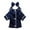 A, variant on Soft Silk Sleepwear for Small Dogs Cats Lapel Doggie Loungewear Lightweight Breathable Puppy Pajamas Two-Legged Pet Shirt Clothes