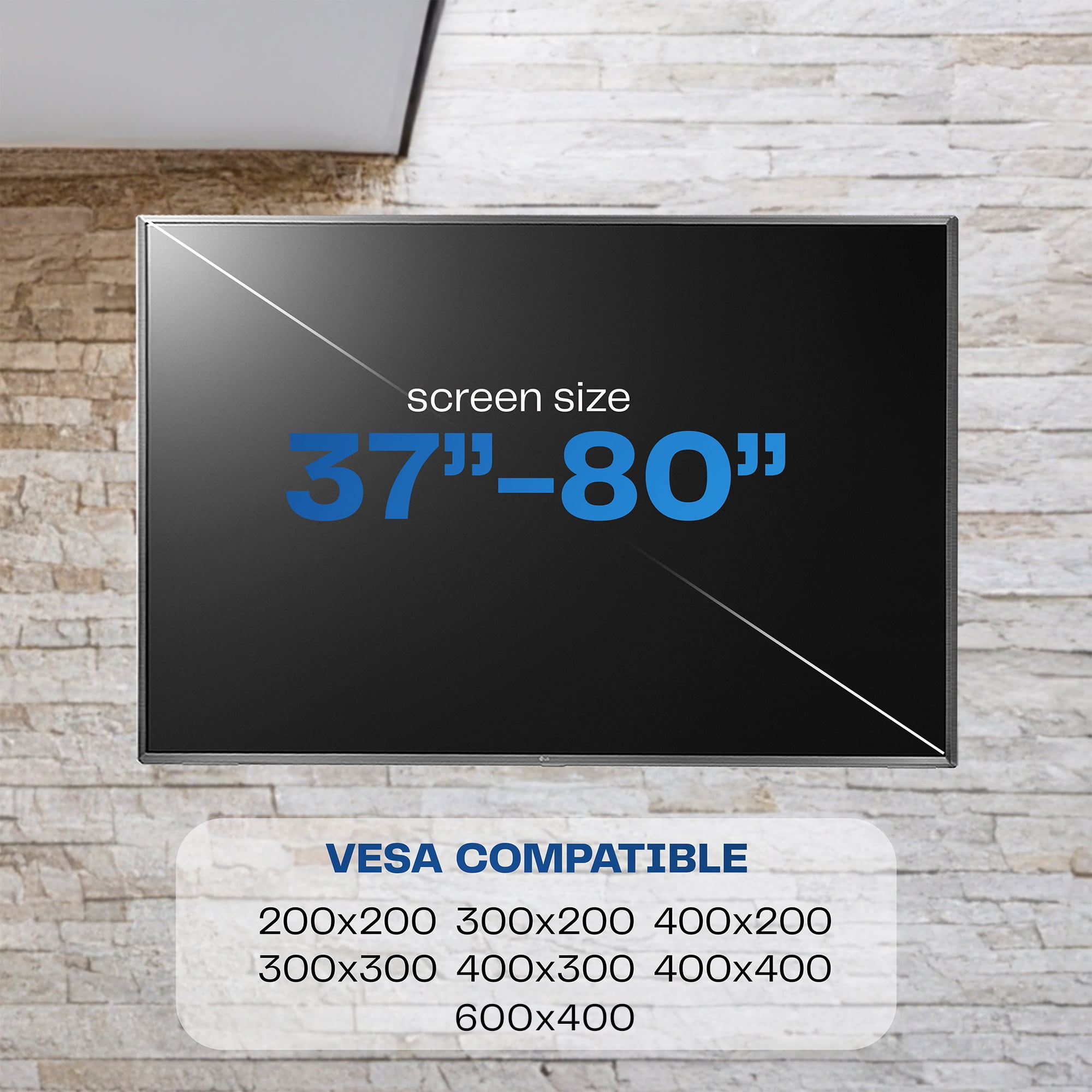 VIVO Outdoor Full Motion 37” to 80” TV Screen Wall Mount