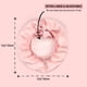 thumbnail image 4 of Gorro de Seda 100% Morera GOLDEN STAR BEAUTY Rosa Extra Grande, 4 of 7