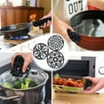 thumbnail image 4 of Dznils 9Pcs Silicone Trivet Mats Heat Resistant Kitchen Hot Pads Hot Pot Holder, Black, 4 of 10