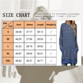 thumbnail image 4 of SHIBEVER Womens long sleeve tops Stripe plus size sweater pullover Shirts Casual Oversized Blouse Tunic with Pocket, 4 of 4