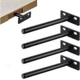 thumbnail image 1 of 4pcs Floating Shelf Bracket, Metal Invisible Shelf Bracket, Heavy Duty Hidden Shelf Bracket, Invisible Wood Shelf Bracket, 1 of 5