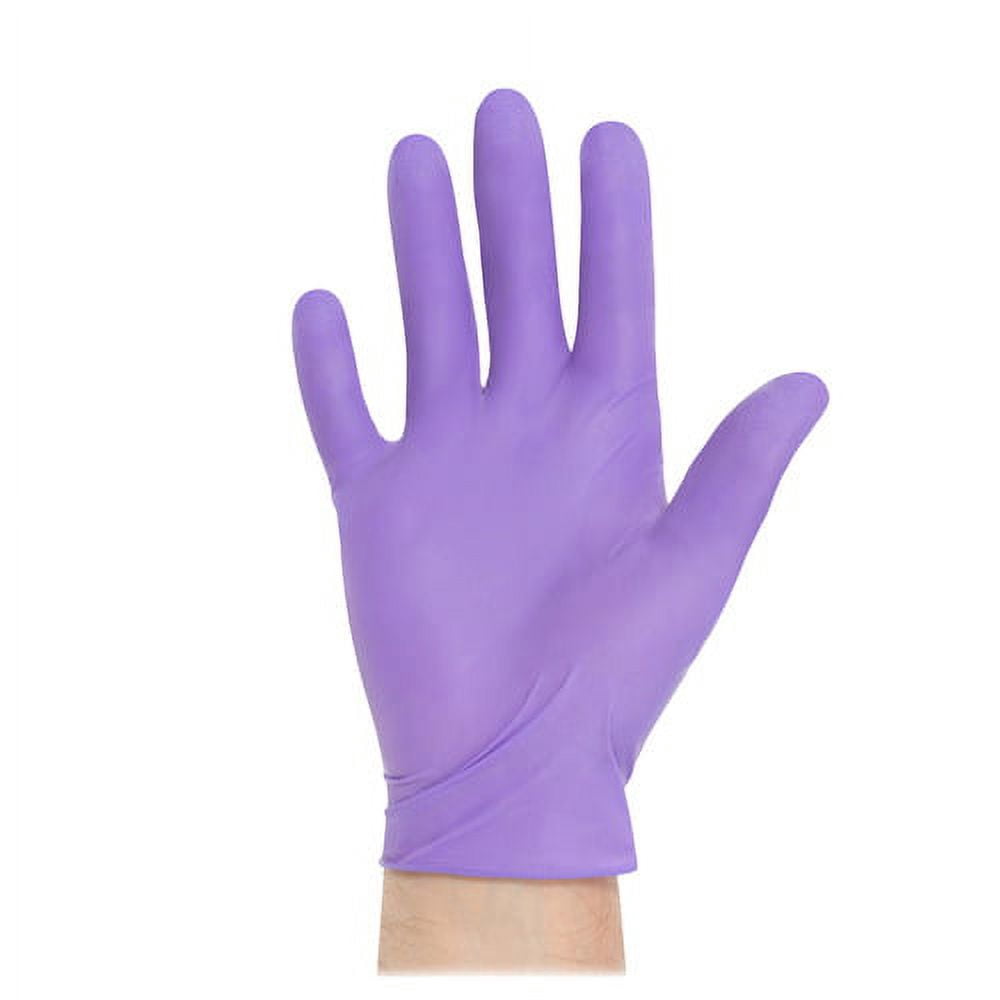 Halyard Health 55083 Nitrile Powder Free Exam Gloves, Disposable, Large, Purple (Pack of 100)