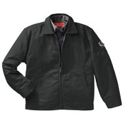 Red Kap Mens Slash Pocket Quilt-Lined Insulated Mechanics Work Shop Jacket - Black - Medium