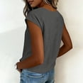 thumbnail image 5 of Saint Patricks Day Shirt Funny,Casual Tops for Women Womens Oversized Tee Shirts Summer Womens Blouses Dressy Casual Plus Size Ribbed Short Sleeve Tops for Women Long my items, 5 of 8