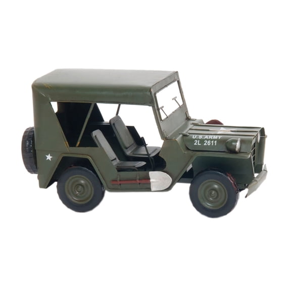 Old Modern Handicrafts 1940 Willys Quad Overland Jeep Model Car Metal